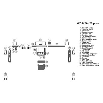 B&I® - 2D Blackwood Full Dash Kit (26 Pcs)