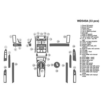 B&I® - 2D Blackwood Large Dash Kit (33 Pcs)