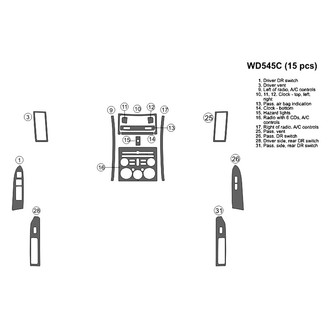B&I® - 2D Blackwood Small Dash Kit (15 Pcs)