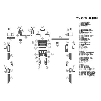 B&I® - 2D Blackwood Large Dash Kit (48 Pcs)