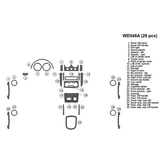 B&I® - 2D Blackwood Large Dash Kit (29 Pcs)