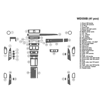 B&I® - 2D Blackwood Large Dash Kit (41 Pcs)