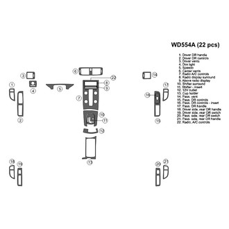 B&I® - 2D Blackwood Full Dash Kit (22 Pcs)