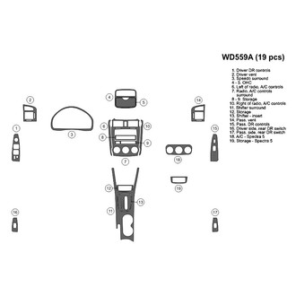 B&I® - 2D Blackwood Full Dash Kit (19 Pcs)