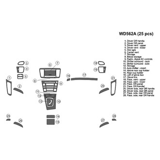 B&I® - 2D Blackwood Full Dash Kit (25 Pcs)