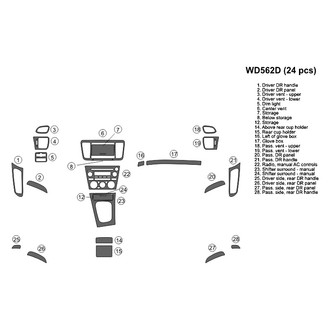 B&I® - 2D Blackwood Full Dash Kit (24 Pcs)