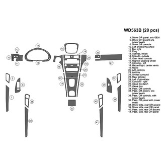 B&I® - 2D Blackwood Full Dash Kit (28 Pcs)