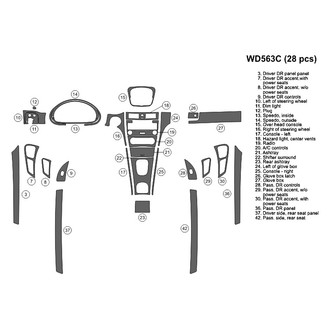 B&I® - 2D Blackwood Full Dash Kit (28 Pcs)