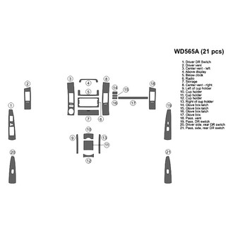 B&I® - 2D Blackwood Full Dash Kit (21 Pcs)