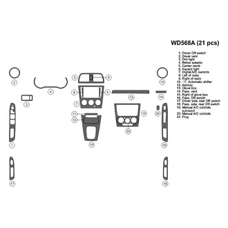 B&I® - 2D Blackwood Full Dash Kit (21 Pcs)