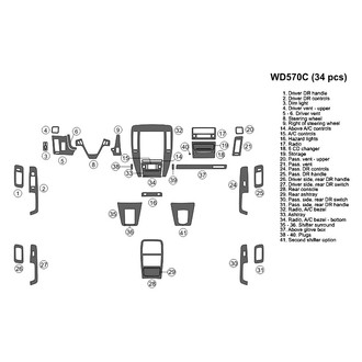 B&I® - 2D Blackwood Full Dash Kit (34 Pcs)
