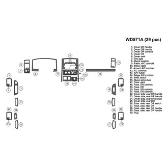B&I® - 2D Blackwood Full Dash Kit (29 Pcs)