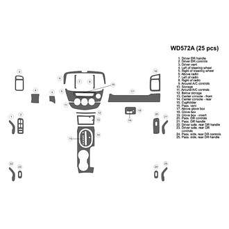 B&I® - 2D Blackwood Full Dash Kit (25 Pcs)
