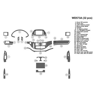 B&I® - 2D Blackwood Full Dash Kit (32 Pcs)
