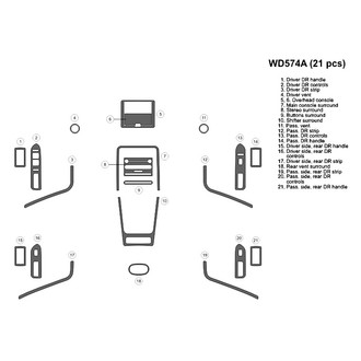 B&I® - 2D Blackwood Full Dash Kit (21 Pcs)