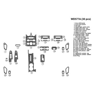 B&I® - 2D Blackwood Full Dash Kit (30 Pcs)
