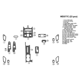 B&I® - 2D Blackwood Full Dash Kit (23 Pcs)