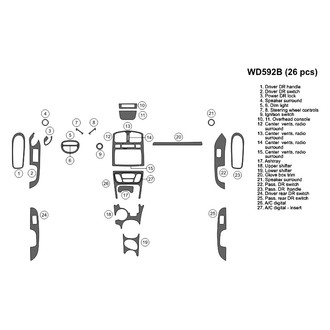 B&I® - 2D Blackwood Full Dash Kit (26 Pcs)