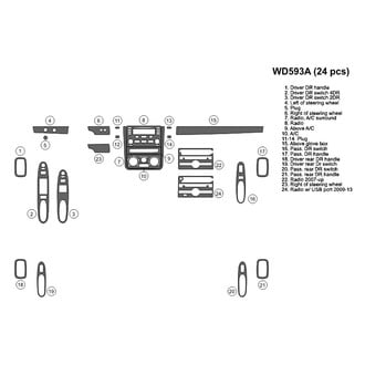 B&I® - 2D Blackwood Full Dash Kit (24 Pcs)