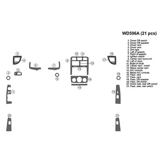 B&I® - 2D Blackwood Full Dash Kit (21 Pcs)
