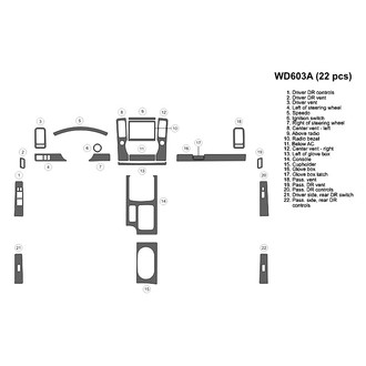 B&I® - 2D Blackwood Full Dash Kit (22 Pcs)