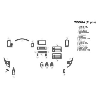 B&I® - 2D Blackwood Full Dash Kit (21 Pcs)