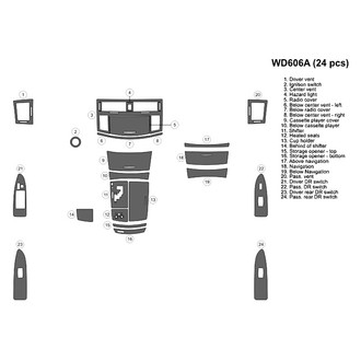 B&I® - 2D Blackwood Full Dash Kit (24 Pcs)