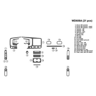 B&I® - 2D Blackwood Full Dash Kit (21 Pcs)