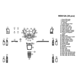 B&I® - 2D Blackwood Large Dash Kit (36 Pcs)