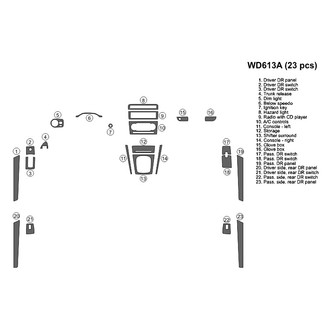 B&I® - 2D Blackwood Full Dash Kit (23 Pcs)