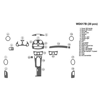 B&I® - 2D Blackwood Full Dash Kit (20 Pcs)