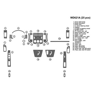 B&I® - 2D Blackwood Full Dash Kit (25 Pcs)