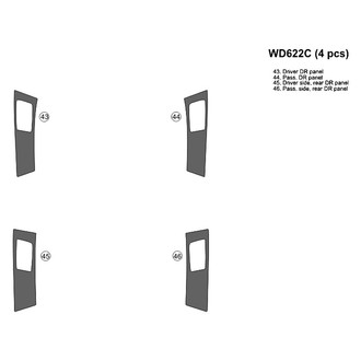 B&I® - 2D Blackwood Upgrade Kit (4 Pcs)