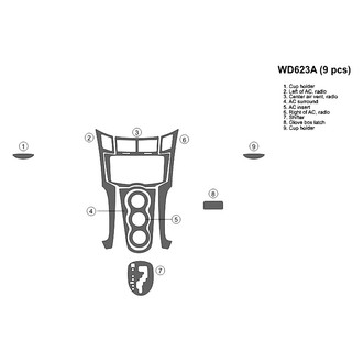 B&I® - 2D Blackwood Full Dash Kit (9 Pcs)