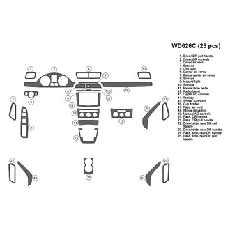 B&I® - 2D Blackwood Large Dash Kit (25 Pcs)