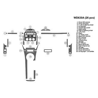 B&I® - 2D Blackwood Full Dash Kit (26 Pcs)