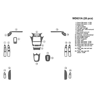 B&I® - 2D Blackwood Full Dash Kit (20 Pcs)