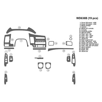 B&I® - 2D Blackwood Large Dash Kit (19 Pcs)