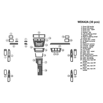B&I® - 2D Blackwood Full Dash Kit (30 Pcs)