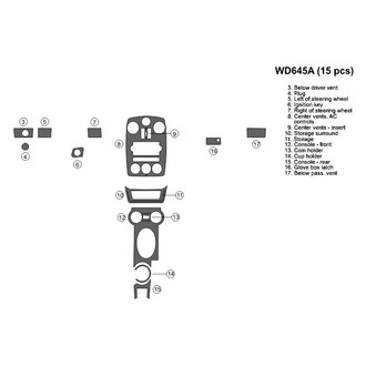 B&I® - 2D Blackwood Full Dash Kit (15 Pcs)