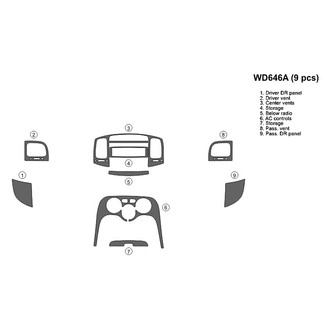 B&I® - 2D Blackwood Full Dash Kit (9 Pcs)