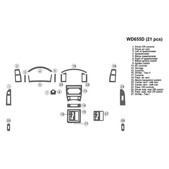 B&I® - 2D Blackwood Full Dash Kit (21 Pcs)