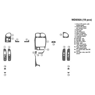 B&I® - 2D Blackwood Full Dash Kit (19 Pcs)