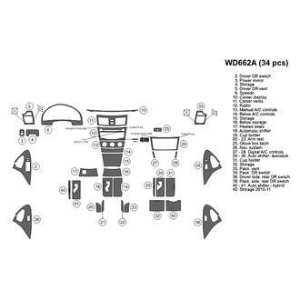 B&I® - 2D Blackwood Medium Dash Kit (34 Pcs)
