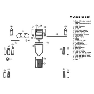 B&I® - 2D Blackwood Full Dash Kit (28 Pcs)