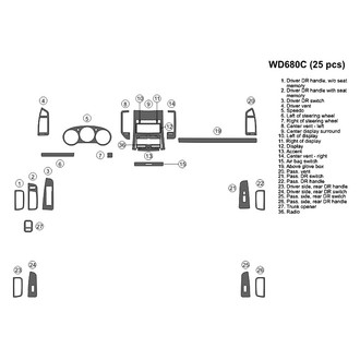 B&I® - 2D Blackwood Full Dash Kit (25 Pcs)