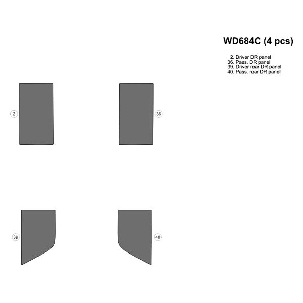 B&I® - 2D Door Panels Upgrade Kit