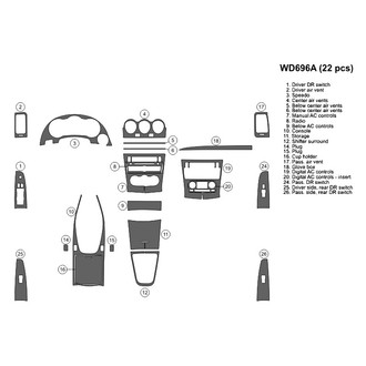 B&I® - 2D Blackwood Large Dash Kit (22 Pcs)