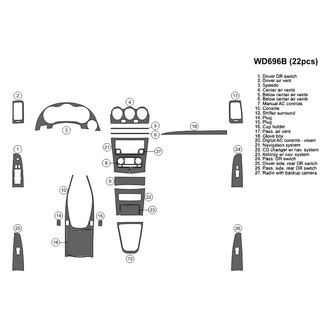 B&I® - 2D Blackwood Large Dash Kit (22 Pcs)