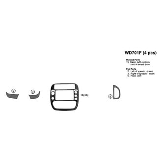 B&I® - Combo Natural Birdseye Full Dash Kit (4 Pcs)